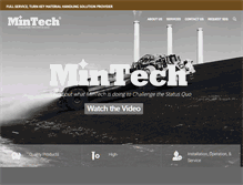 Tablet Screenshot of mintech.com